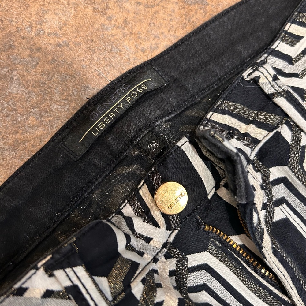 LIBERTY Ross geometric patterned pants